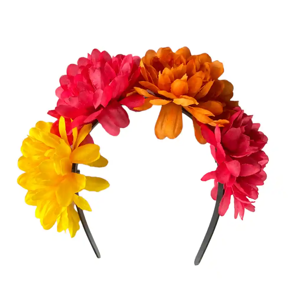 Diadema De Flores Balaca Catrina Mexicana