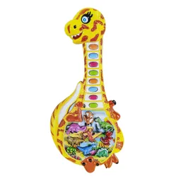 Piano Guitarra Dinosaurios Musical Bebes Niño + Baterias