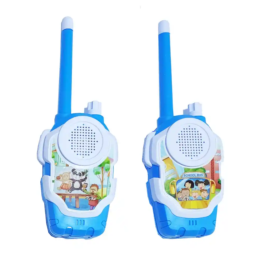 Juguete Walkie Talkies Boquitoquis Niños School + Baterias