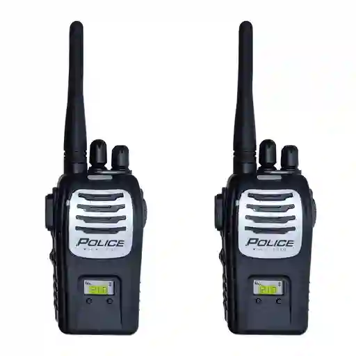 Juguete Walkie Talkies Boquitoquis Niños Policia + Baterias