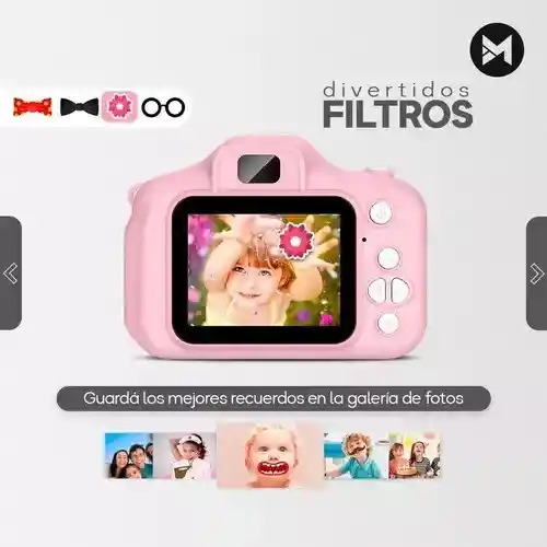 Cámara Fotográfica Digital Infantil Para Niños Fotos Videos