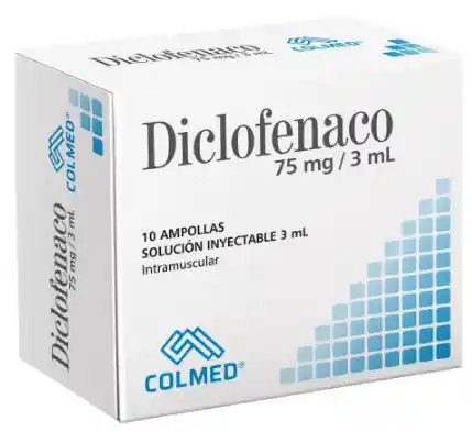 Diclofenaco 75 Mg X 1 Ampolla 3 Ml