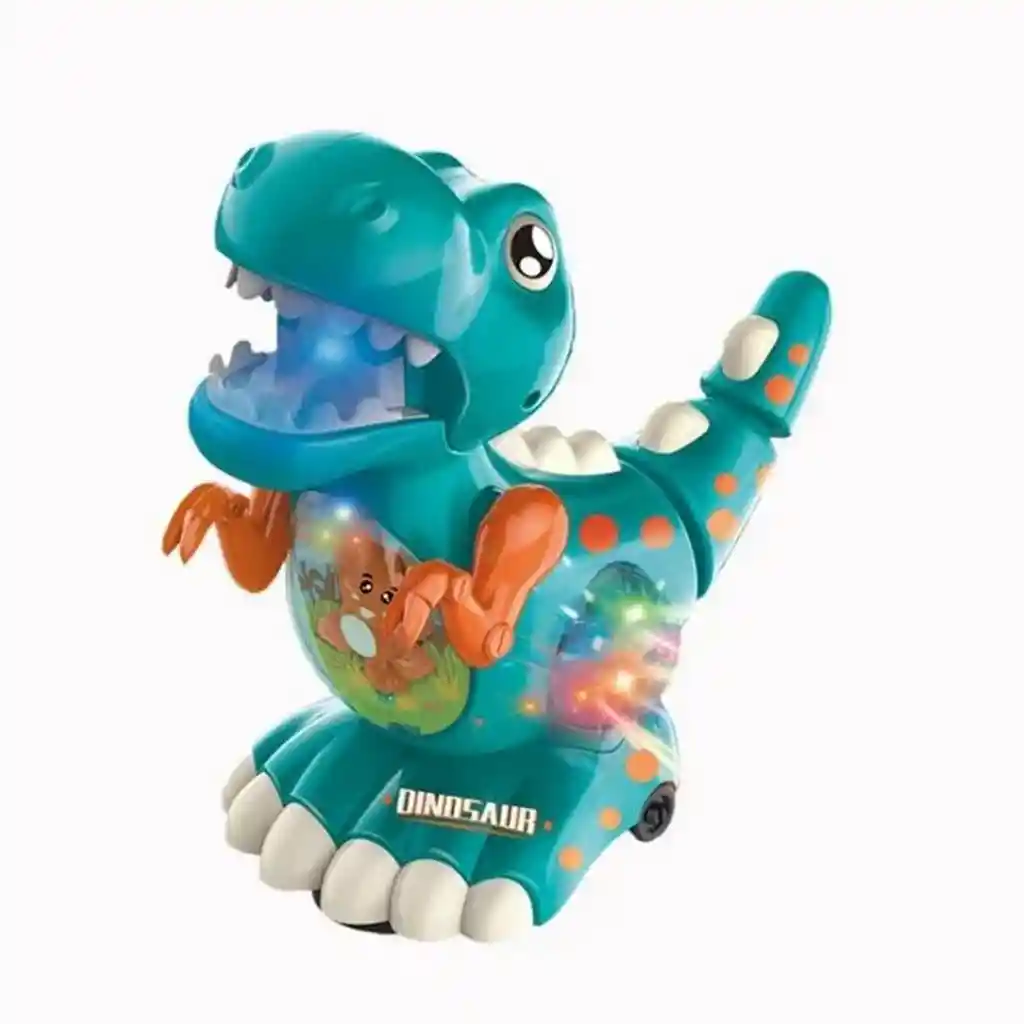 Robot Tiranosaurio Dino Rex Luces Sonido Movimiento+ Bateria