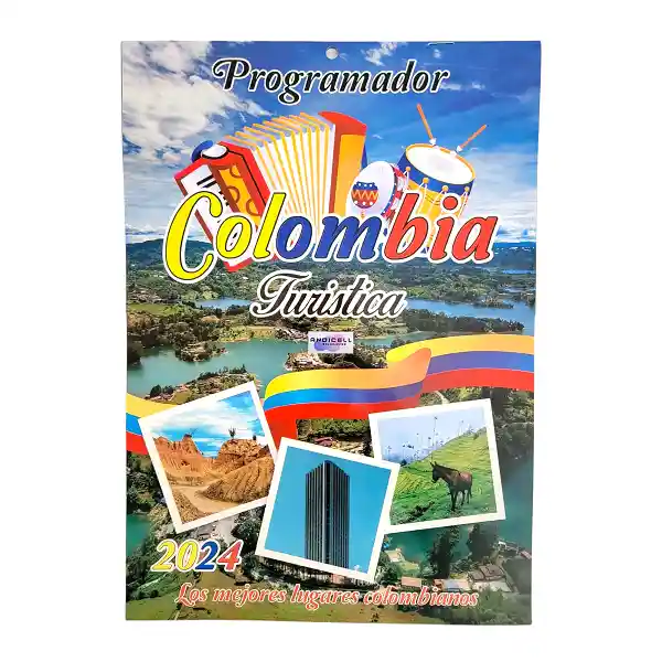 Calendario Programador 2024 Vertical Colombia Turística Rappi