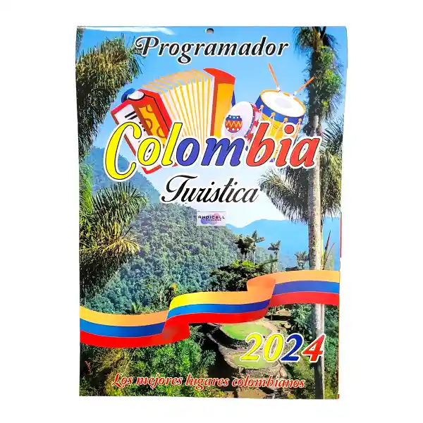 Calendario Programador 2024 Vertical Colombia Turística Rappi