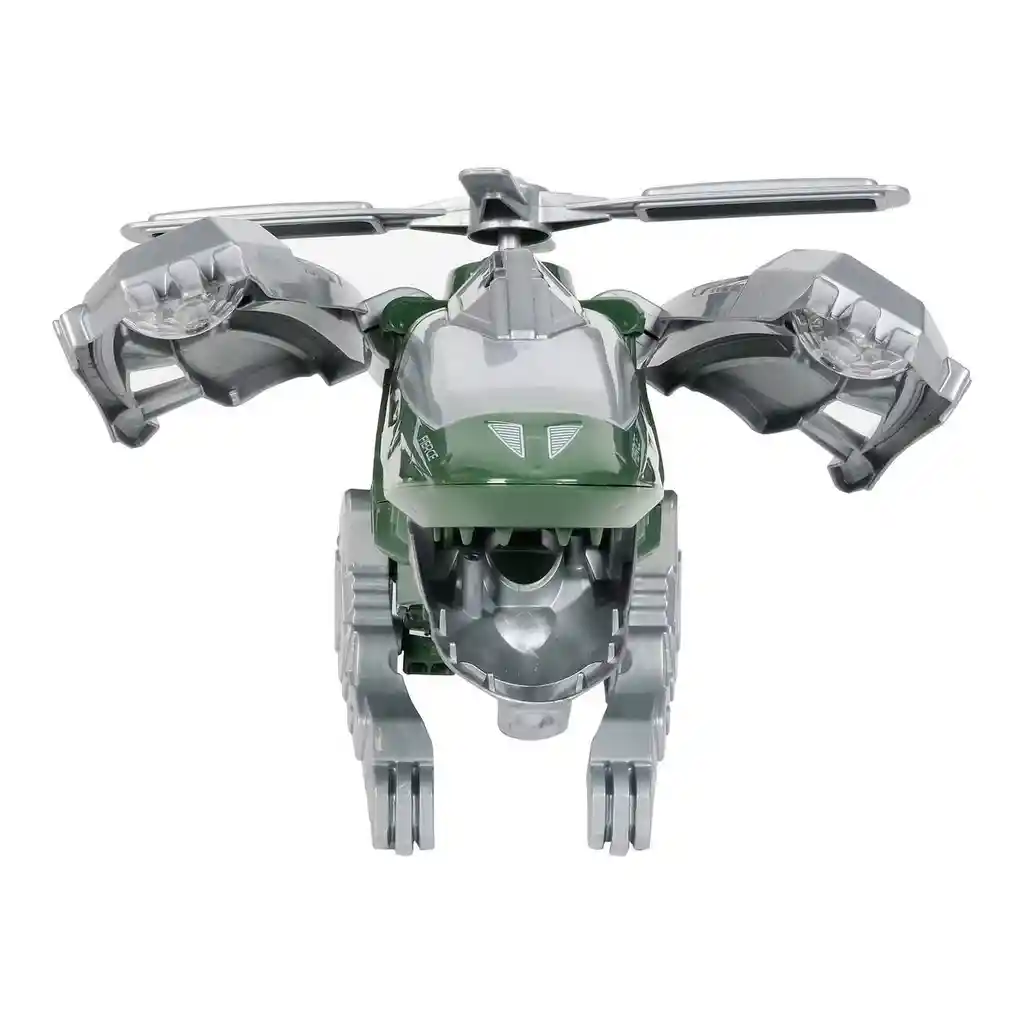 Robot Transformers Helicoptero Hel15 Luces Sonido + Bateria