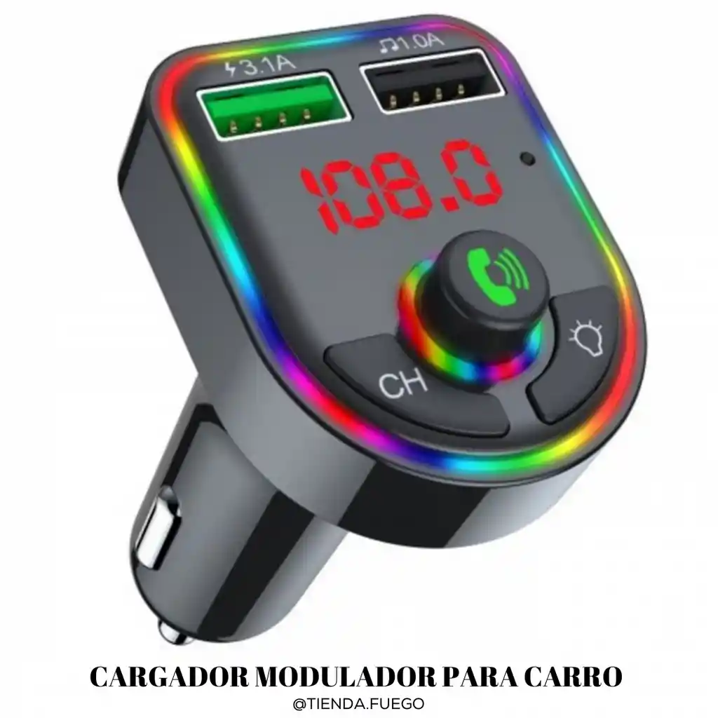 Caragador Modulador Para Carro Hv-fm811bt