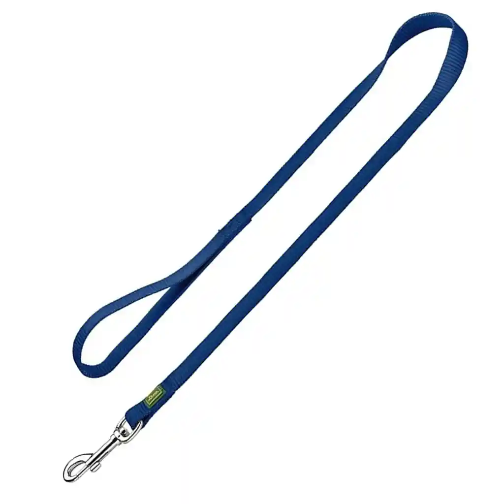 Hunter Correa Nylon 20/100 Para Perro | 2cm X 100 Cm Azul Oscuro