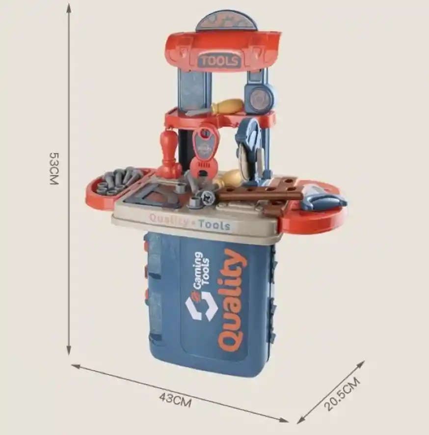 Maletin Herramientas Juguete Niños Set Portatil