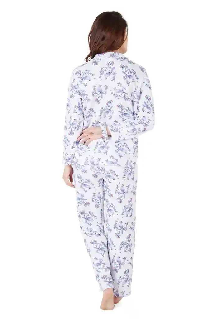 Pijama Mujer Daniela Estampada Malva Talla M