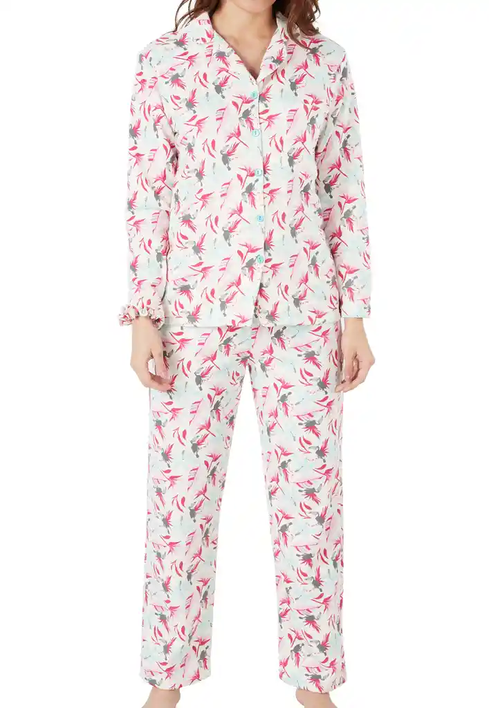 Pijama Mujer Daniela Estampada Magenta Talla M