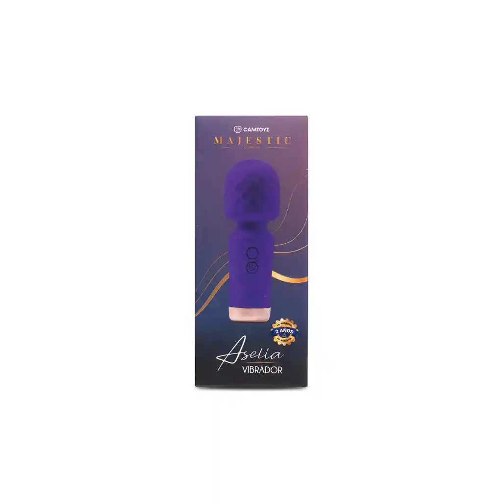 Vibrador Mini Hitachi Aselia Majestic Recargable Morado