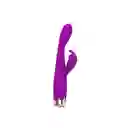 Vibrador Cleo Majestic Doble Estimulación Recargable Morado