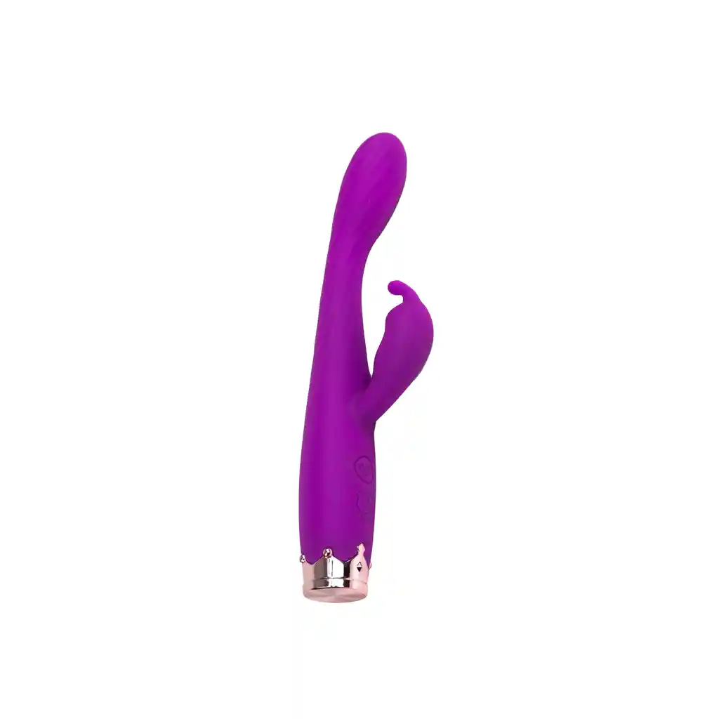 Vibrador Cleo Majestic Doble Estimulación Recargable Morado