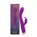 Vibrador Cleo Majestic Doble Estimulación Recargable Morado