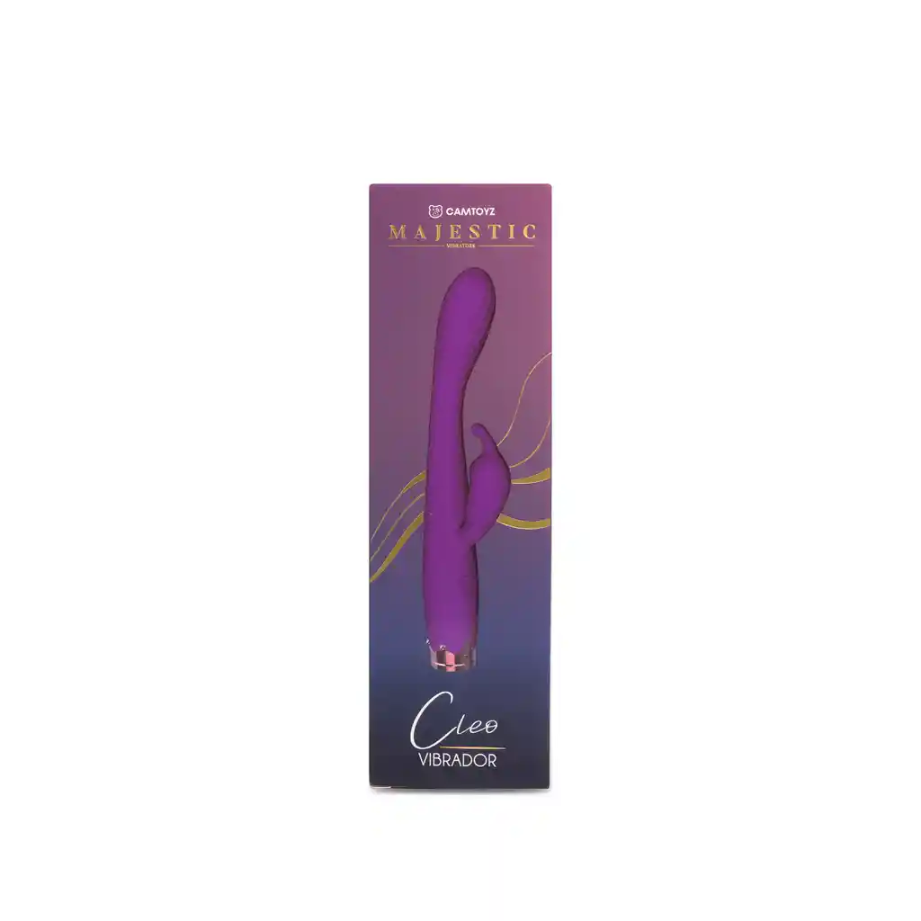 Vibrador Cleo Majestic Doble Estimulación Recargable Morado