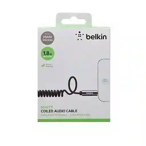 Cable Auxiliar Belkin Mixit Coiled Cable