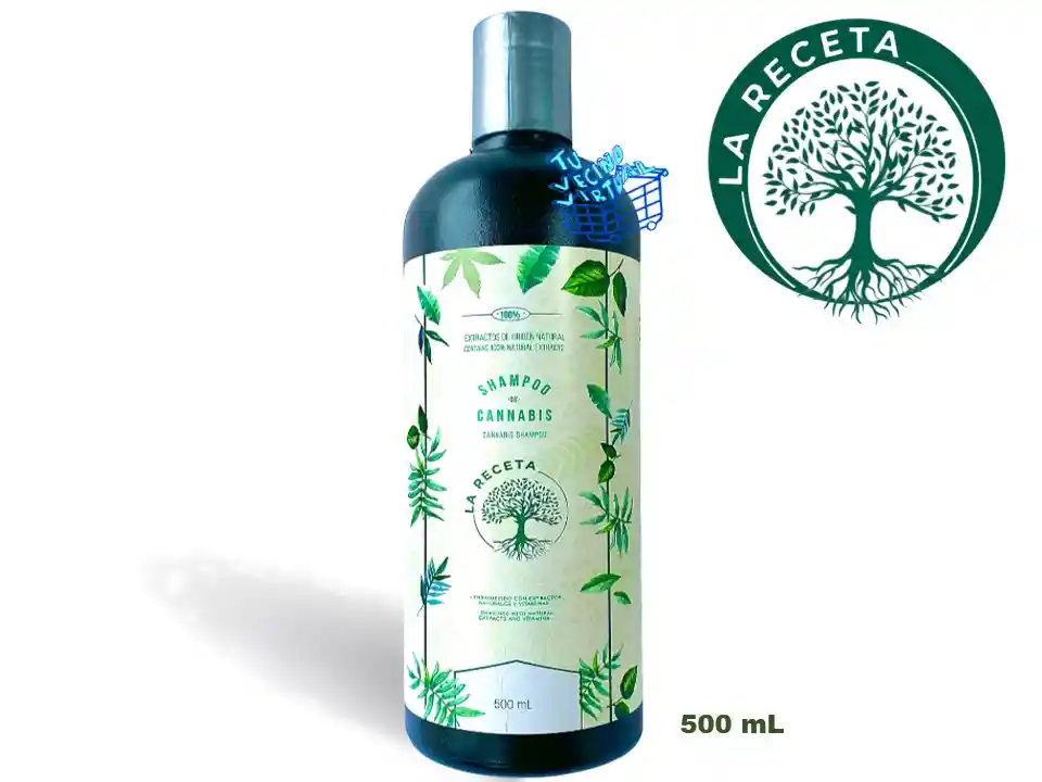 Shampoo De Romero Para Cabello Graso La Receta 500 Ml