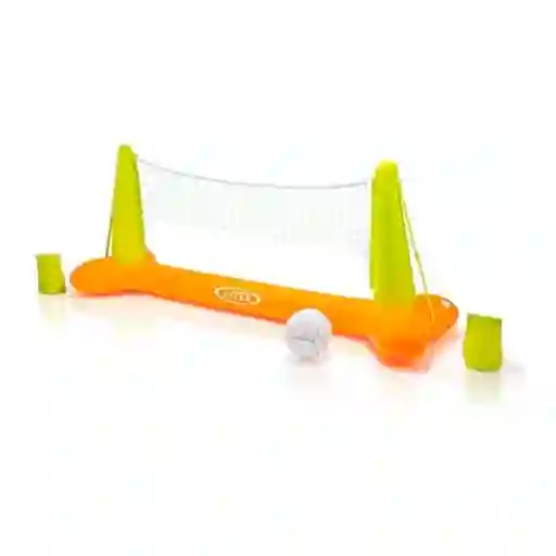 Cancha Juego Inflable Intex Malla Voleibol Piscina 56508 (diseño Aleatorio)