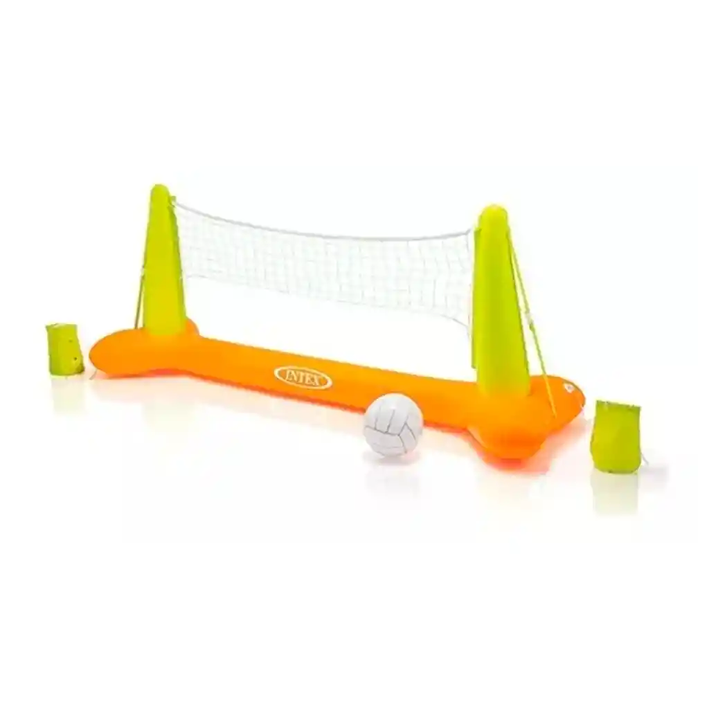 Cancha Juego Inflable Intex Malla Voleibol Piscina 56508 (diseño Aleatorio)