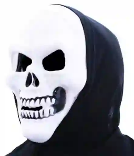 Mascara Calavera Skull Con Capota Disfraz Halloween
