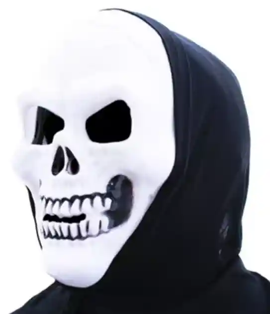 Mascara Calavera Skull Con Capota Disfraz Halloween