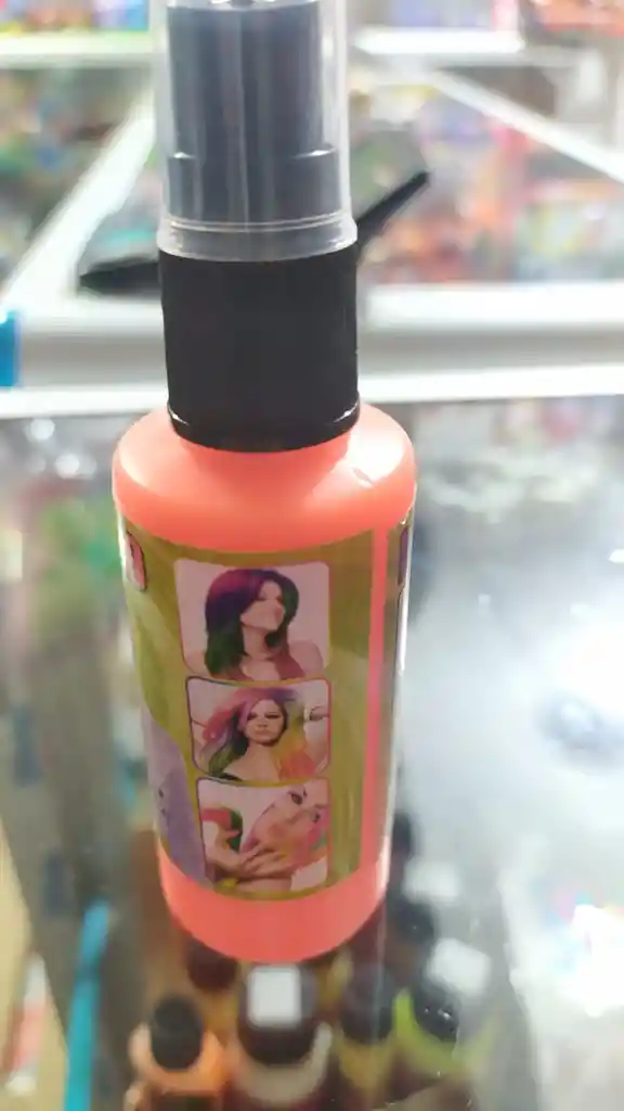 Laca Para Cabello Color Naranja Neón De 60 Ml