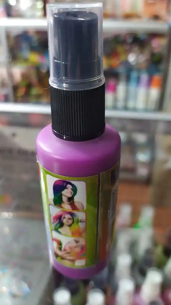 Laca Para Cabello Color Morado De 100 Ml