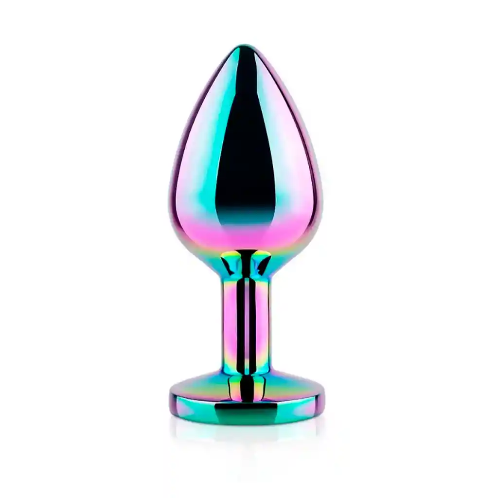 Plug Anal Metálico Tornasol Talla S Joya Morada