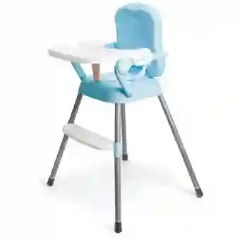Silla Comedor Bebe 3 En1 Portatil Baby Xd-1 Azul