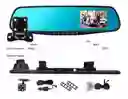 Espejo Carro Retrovisor Dvr Cámara D Reversa 4.3 Pulg 1080hd