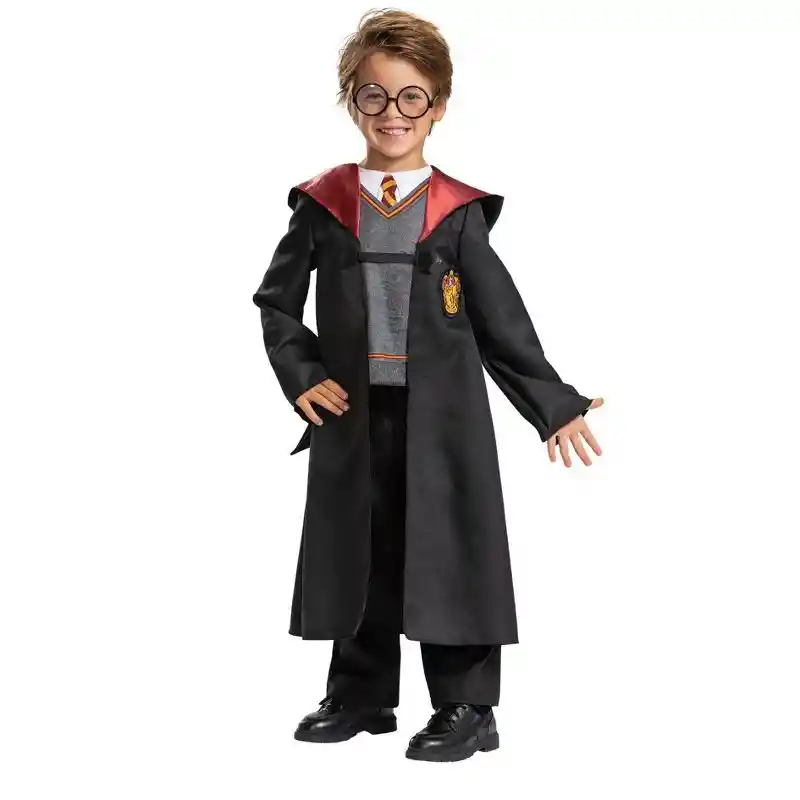 Disfraz Clásico De Halloween De Harry Potter Para Niños Con Bata Adjunta