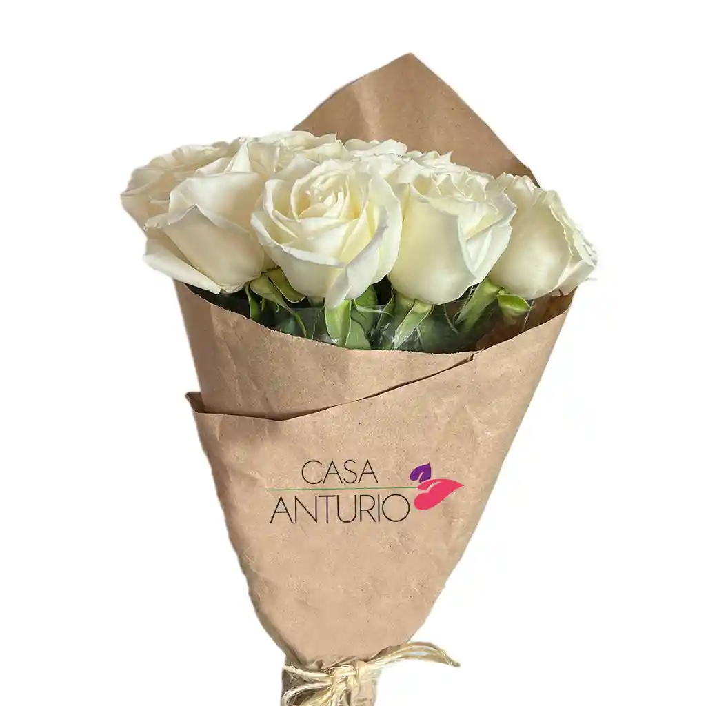 Bouquet De Rosas Blancas