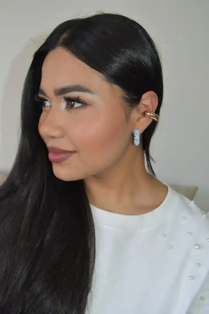 Earcuff Chuncky Mediano Dorado