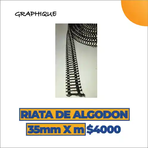 Riata De Algodon 35mm X M