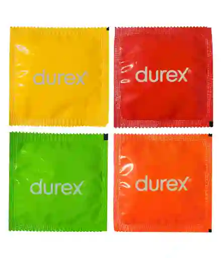 Condones Durex Con Sabor Y Aroma Frutas X4uni