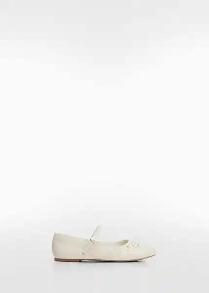 Zapatos Sandra-A Niñas Off White Talla 33 Mango