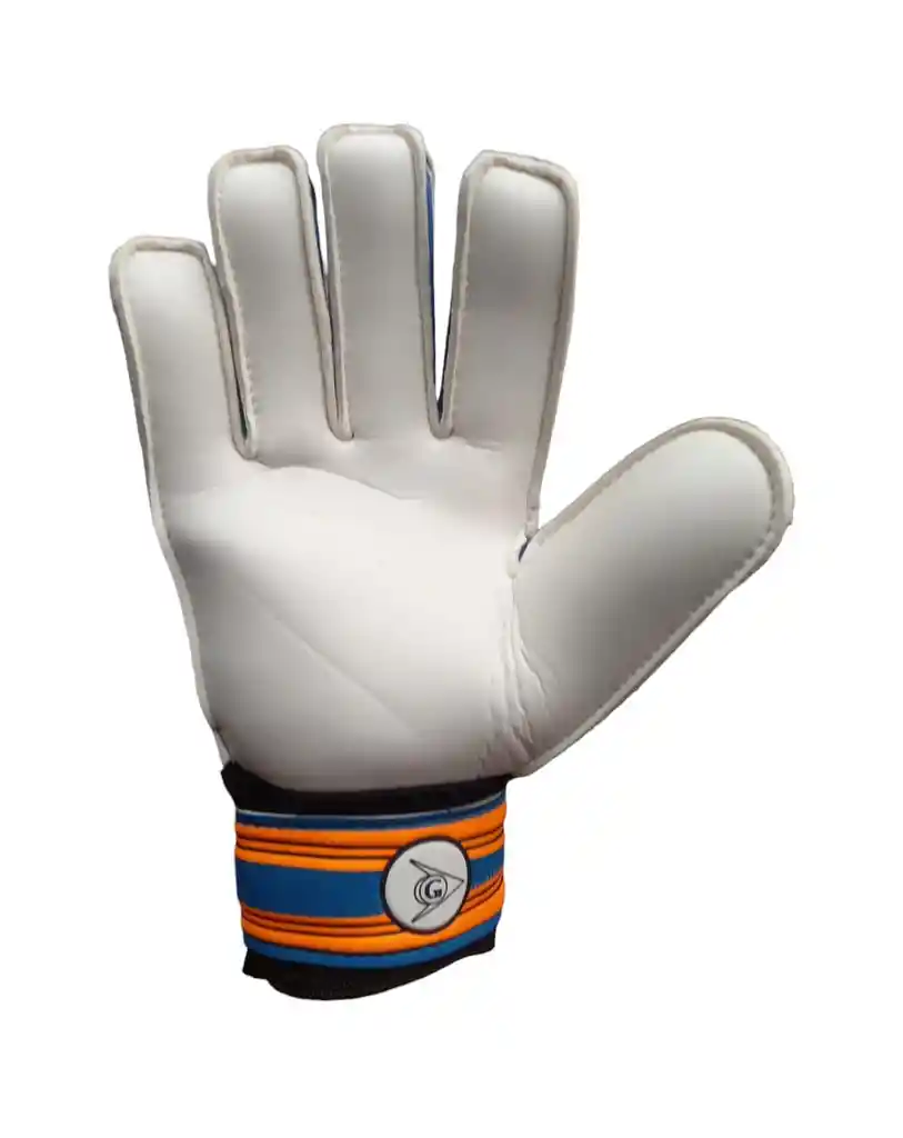 Guantes Portero Para Niño Talla: 7 Fútbol Arquero Con Antifracturante - Naranja/azul