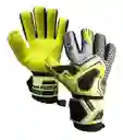 Guantes Portero Para Adulto No. 10 Fútbol Arquero Antifracturante - Gris/neón