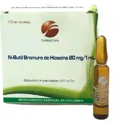 Hioscina N-butil 20 Mg /1ml