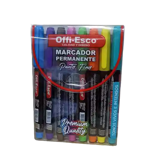 Marcador Permanente X8 Offi-esco