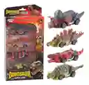 Carros Dinosaurios Kit De Impulso Juguete Didactico X 4