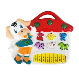 Piano Organeta Piano Animales Bebes Musica Niño+bateria