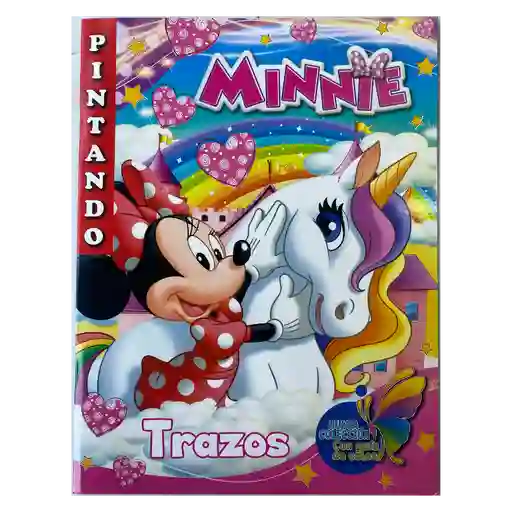 Libro Para Colorear Minnie Mouse Vocales Numeros Y Abecedario