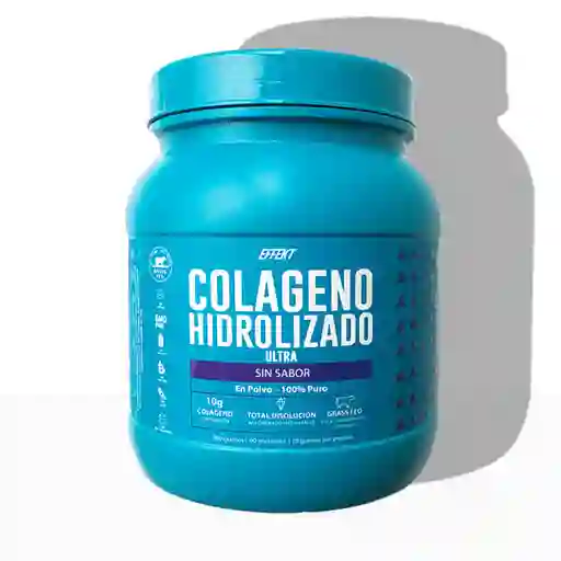 Colágeno Hidrolizado Premium Effekt 100% Puro En Polvo, Sin Cerdo