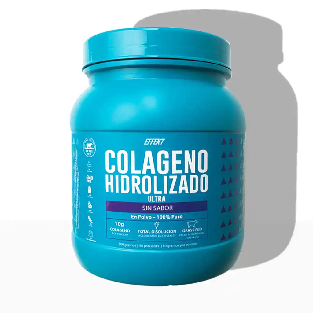 Colágeno Hidrolizado Premium Effekt 100% Puro En Polvo, Sin Cerdo