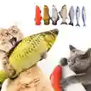 Juguete Gato Peluche Pez Pescado Sin Movimiento