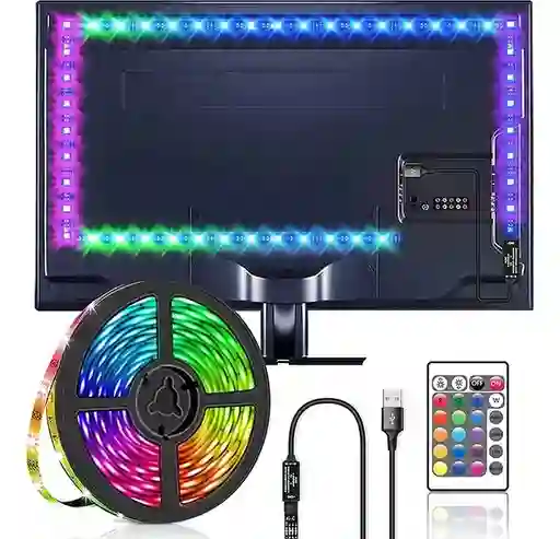 Cinta Led Bluetooth Para Habitación O Tv Control Remot