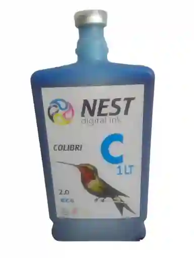 Nest Digital Tinta Eco Solvente Colibri X 1 Litro Cian