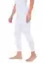 Pantalón Térmico Mujer Talla Xl Blanco